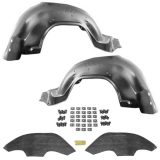 1968-1972 El Camino Front Inner Fenderwell Kit Steel With Hardware & Dust Shields Image