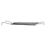 1967-1969 Trunk Lid Springs and Sleeves (with Spoiler) Image