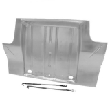 1962-1967 Nova Full One Piece Trunk Floor With Weld Thru Primer Image