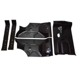 1973-1977 Chevelle Trunk Repair Patch Kit With Braces Image