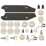 1967-1969 Camaro Quarter Window Hardware Kit Image