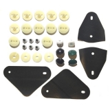 1968-1969 Camaro Door Window Hardware Kit Image