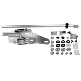 1970-1972 Chevelle Door Window Track And Hardware Kit Left Side Image