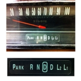 1966-1967 Chevelle Overdrive Gear Select Indicator Sticker Image