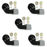 1970-1988 Monte Carlo Chrome Lift Latch Lap Seat Belt Set 5pc Image