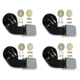 1967-1981 Camaro Chrome Lift Latch Lap Seat Belt Set 4pc Image
