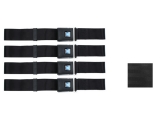 Non-Retractable GM Plastic Push Button Seat Belts