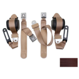 1978-1987 El Camino Seat Belt Kit, Bench, Maroon Image