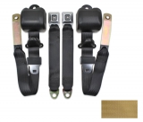 1982-1987 Grand Prix Seat Belt Kit, Front, Buckets, Tan Image