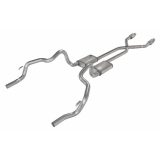 1975-1981 Camaro Pypes EPA Compliant Exhaust System, 2.5 Inch, X-pipe, No Mufflers