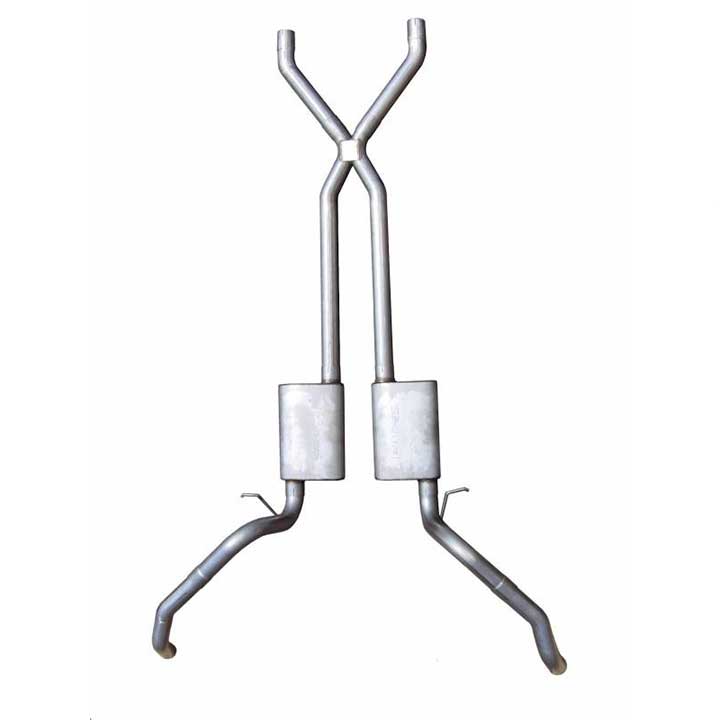 1975 1979 Nova Pypes 2 5 Inch Crossmember Back Exhaust