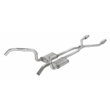 1975-1979 Nova Pypes EPA Compliant Exhaust System, 2.5 Inch, H-Pipe, Violator Mufflers Image