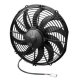 1978-1987 Regal SPAL 12 Inch Electric Fan Pusher Style High Performance 1380 CFM 10 Curved Style blades Image