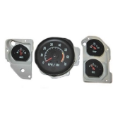 1971-1972 El Camino Super Sport Dash Gauge Upgrade Kit With 6500 RPM Tach Image