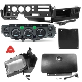 1970-1972 Chevelle Super Sport Dash Conversion Kit with Dakota Digital VHX Gauges, Black Gauge Faces, White Lighting Image