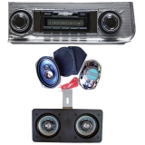 1966-1967 Chevelle Ground Up Upgraded Sound System Kit, with A/C Image