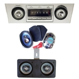 1966-1967 Nova Ground Up Premium Sound System Kit, with A/C Image