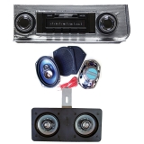 1966-1967 Nova Ground Up Upgraded Sound System Kit, with A/C Image