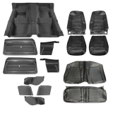 1969 Camaro Convertible Super Interior Kit, Standard Black Image