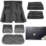 1969 El Camino Super Interior Kit For Bench Seats, Black SUKIT-E69B Image