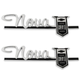 1963-1964 Nova Fender And Quarter Panel Emblem Chevy 2 Image