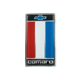 1975-1977 Camaro Header Panel Emblem Red, White, Blue Image