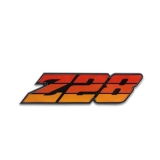 1980-1981 Camaro Z28 Grille Emblem Orange Image