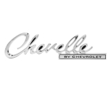 1969 Chevelle Rear Deck Chevelle By Chevrolet Emblem Premium Quality Image