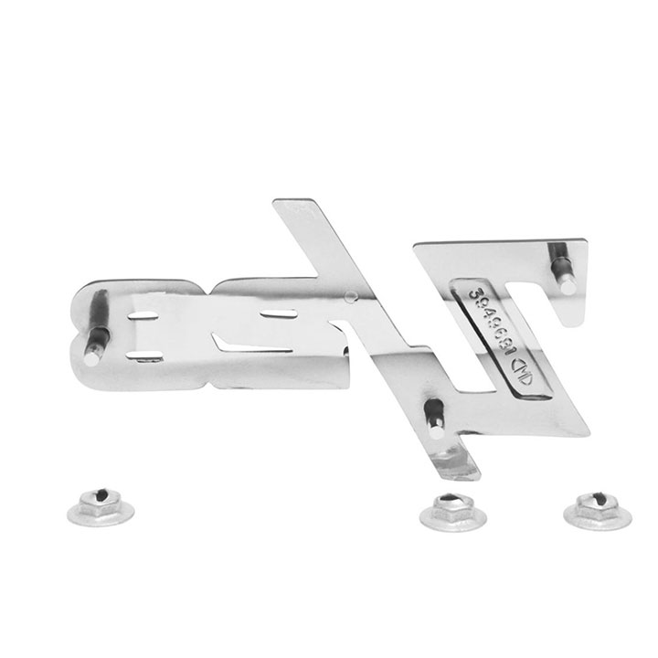 thumbnail image 2 of 1969 Full-Size Chevrolet Impala Front Fender Emblem Pair – Chrome Die-Cast 2 of 5