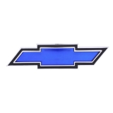 1969 Camaro Rear Panel Bow Tie Emblem Assembly Blue Image