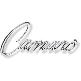 1968-1969 Camaro Script Fender Emblem Image