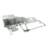 1978-1988 Cutlass Aluminum Rear Sump Low Profile Retro Fit LS Oil Pan Kit, Natural Image