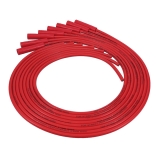 1978-1988 Cutlass LS Ignition Relocation Wires, 8.5MM, Red, Straight Boots Image