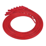 1970-1988 Monte Carlo LS Ignition Relocation Wires, 8.5MM, Red, Straight Boots Image