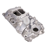 1962-1979 Nova Carbureted Big Block Dual Plane Aluminum Intake Manifold, Polished Image