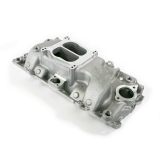 1964-1977 El Camino Carbureted Big Block Dual Plane Aluminum Intake Manifold, Satin Image