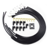 1967-2021 Camaro Ignition Wires, 8.5MM, Black, Straight Ceramic Boots Image