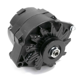 1978-1883 Malibu 10SI Style 110 Amp Alternator, V-Belt Pulley, Black Finish Image