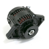 1978-1987 Grand Prix Denso Style 90 Amp Mini Alternator, V-Belt Pulley, Black Finish Image