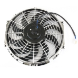 1978-1987 Regal 12 Inch Electric Cooling Fan, Chrome Shroud Image