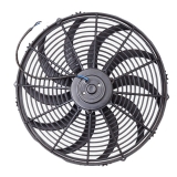 1978-1987 Regal 16 Inch Electric Cooling Fan, Black Shroud Image