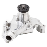 1978-1988 Cutlass Small Block High Flow Mechanical Long Style Water Pump, Polished Image