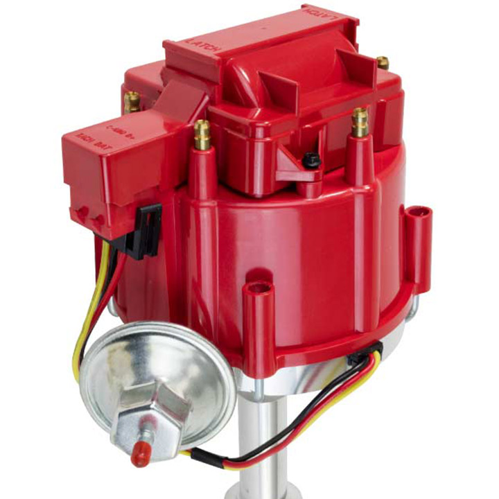 thumbnail image 2 of HQS Red Cap HEI Distributor With 65K Coil For Chevy GM Small Block Big Block 2 of 4