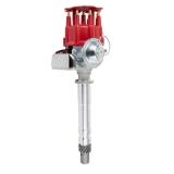 1978-1987 Grand Prix V8 Ready To Run Aluminum Distributor, Red Cap Image