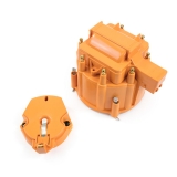 1978-1987 Regal V8 HEI Distributor Cap and Rotor Kit, Orange Image