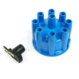 1964-1977 Chevelle V8 Distributor Cap and Rotor Kit, Blue Image