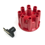 1978-1987 Grand Prix V8 Distributor Cap and Rotor Kit, Red Image