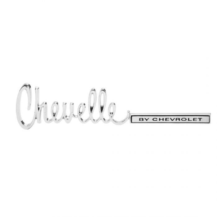 1971-1972 Chevelle By Chevrolet Trunk Emblem