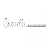 1971-1972 Chevelle By Chevrolet Trunk Emblem Image