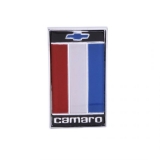 1975-1977 Camaro Trunk Emblem Red, White, Blue Image